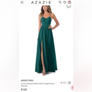 Never Worn Azazie Dress